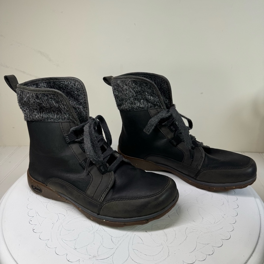Chaco Barbary Casual Leathered Ankle Boots View 4